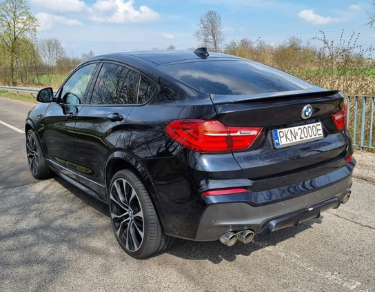 BMW X4 cena 82000 przebieg: 220130, rok produkcji 2014 z Sompolno małe 56